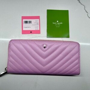 Kate Spade Lavender Quilted Wallet
